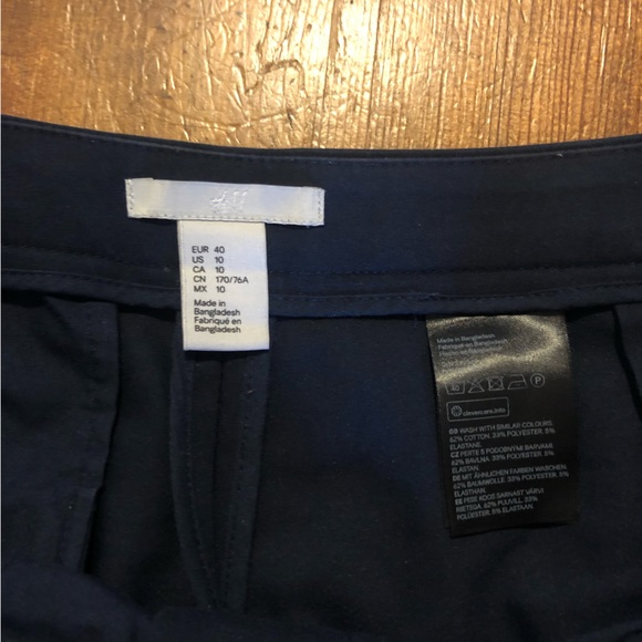 Dark navy dress pants (H&M size 10) - Picture 2 of 6